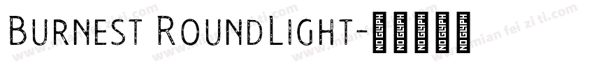 Burnest RoundLight字体转换